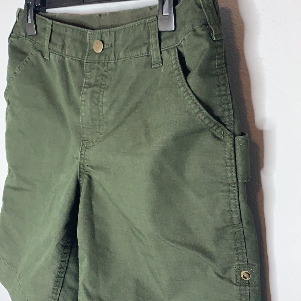Carhartt Army Green Original Fit Shorts Women's Size 10 - Picture 2 of 7